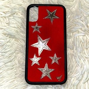 Wildflower Red Star iPhone X Case